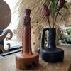 Red Clay Candlestick