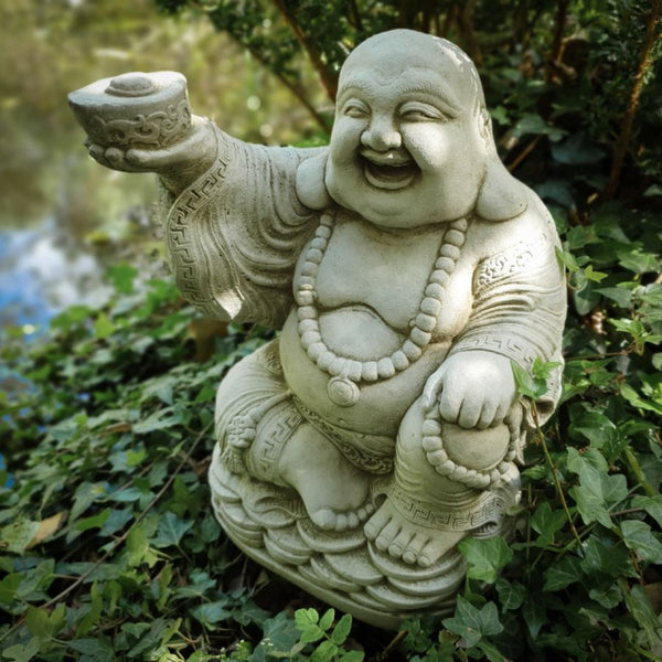 Stone Lucky Buddha